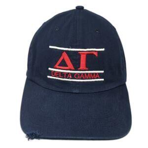Alternative Headwear Delta Gamma Baseball Cap Blue One Size Slideback Cotton Hat